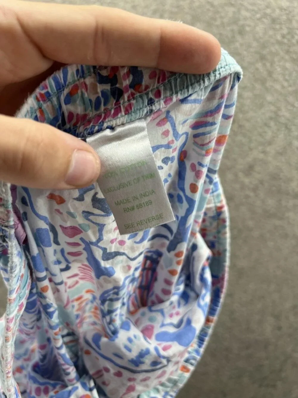 Lilly Pulitzer Pants Women Large Multicolor Paisley Twill Capri Crop Lightweight